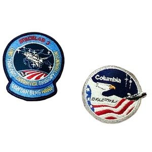 Vintage collectors item: two NASA patches